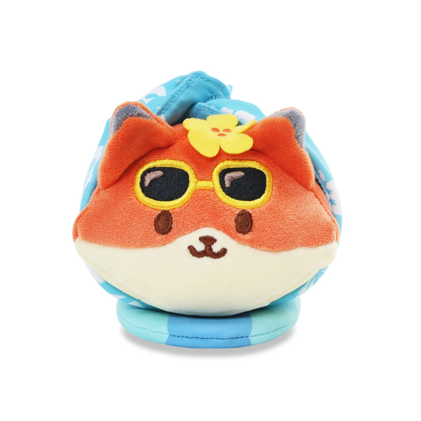 Aloha Blue Hawaiian Shirt Foxiroll Small Anirollz Plush Blanket