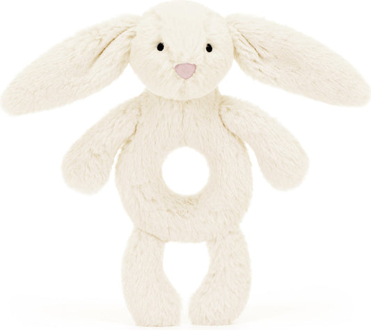 Bashful Cream Ring Rattle