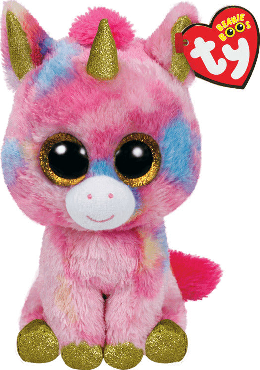 Fantasia Medium Pink Unicorn Beanie Boos